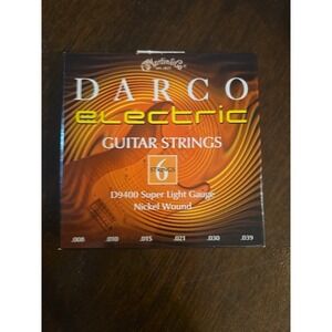 Martin Darco Electric Guitar Strings D9400 Super Light Gauge Nickel Wound